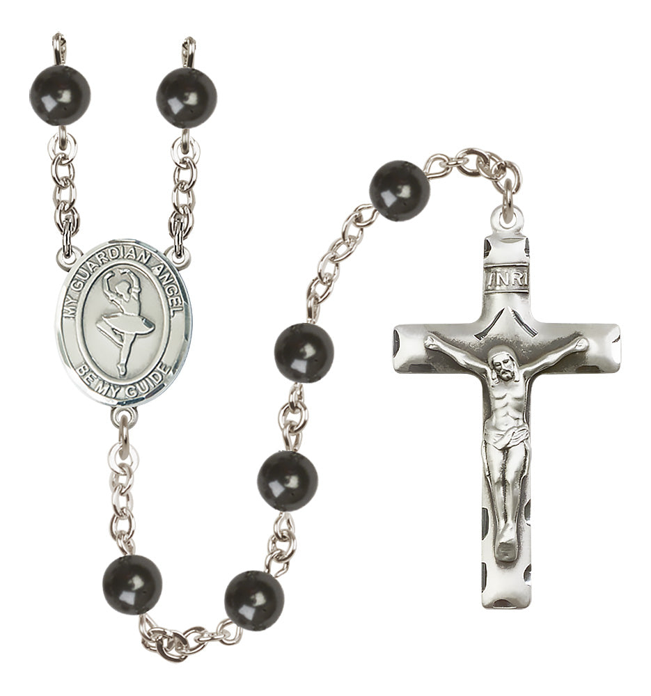 Dance Rosary - 7mm Black Onyx beads - 8712