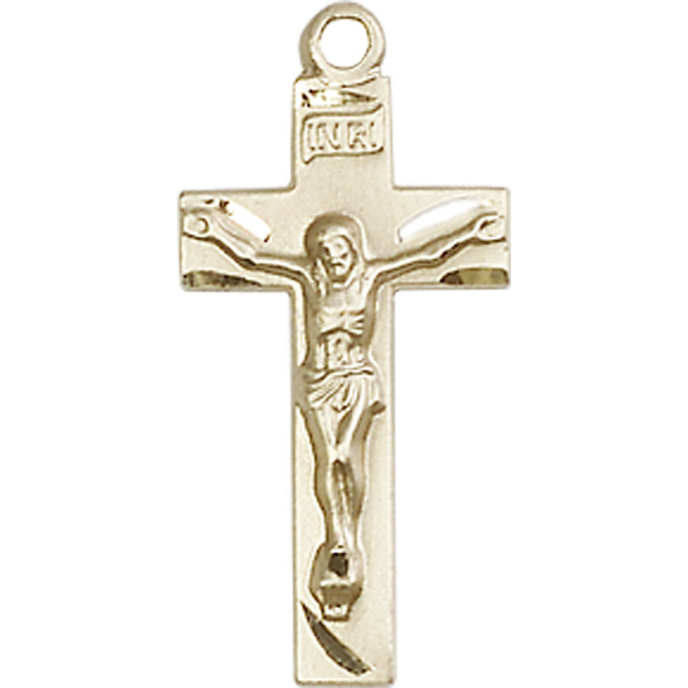 14kt Gold Crucifix Pendant - 0006KT