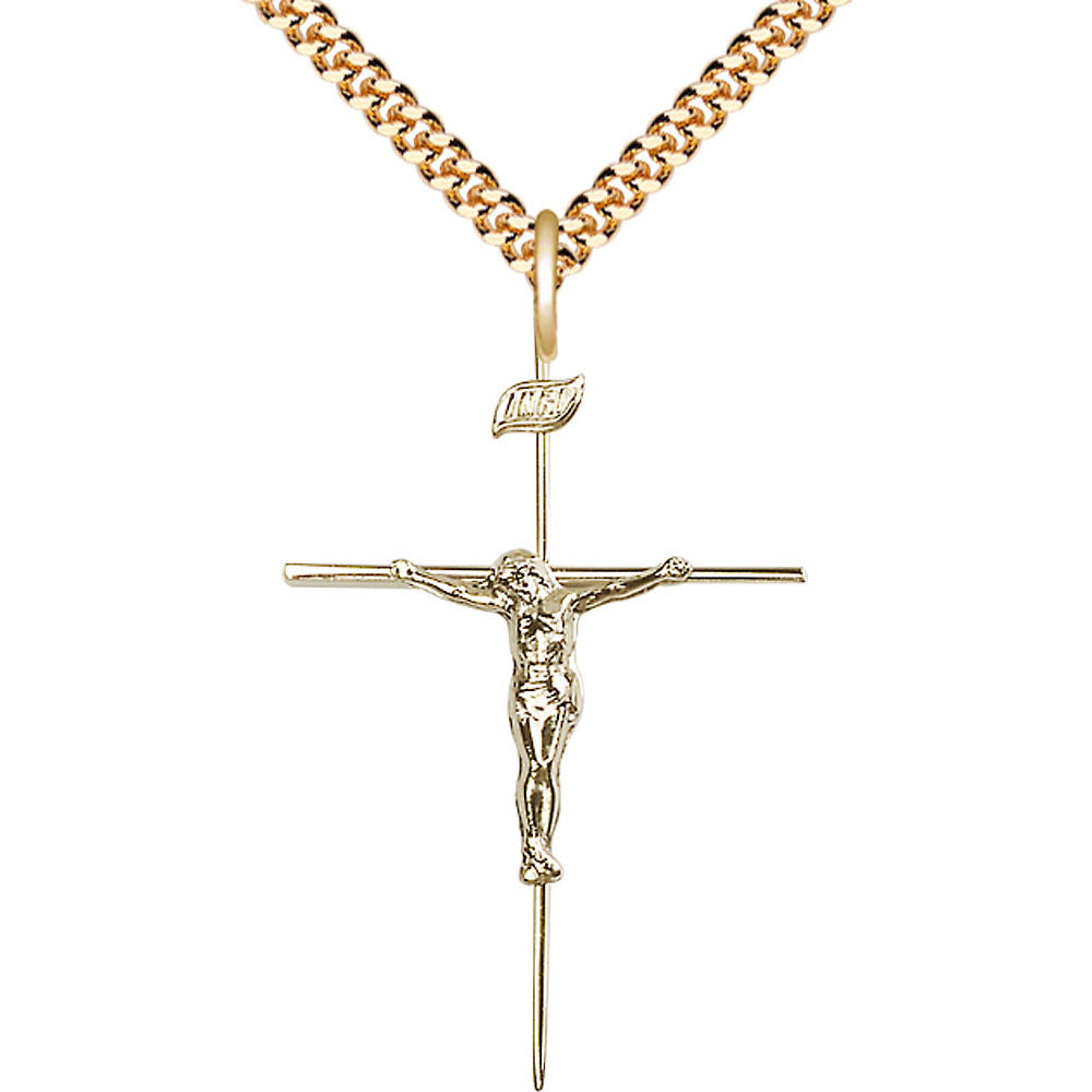 Gold Filled Crucifix Pendant - 0011CGF