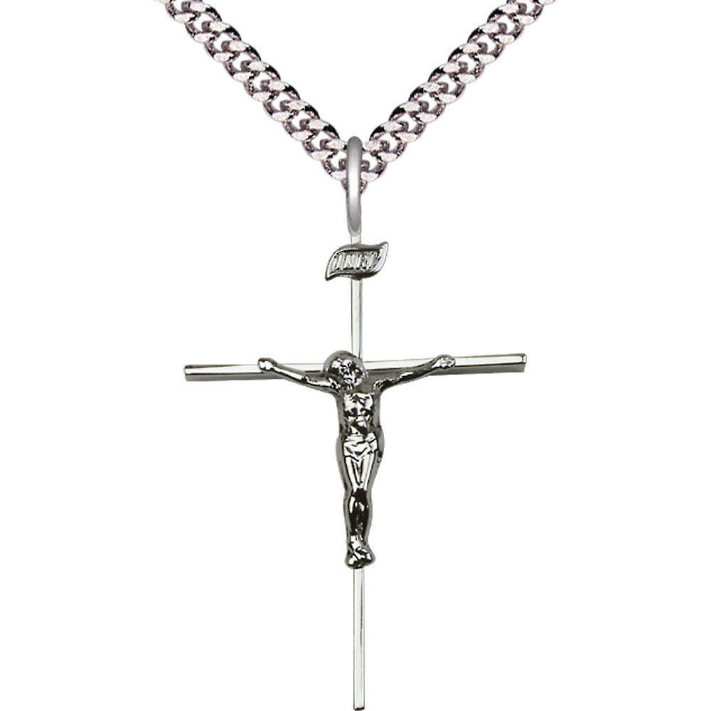 Sterling Silver Crucifix Pendant - 0011CSS