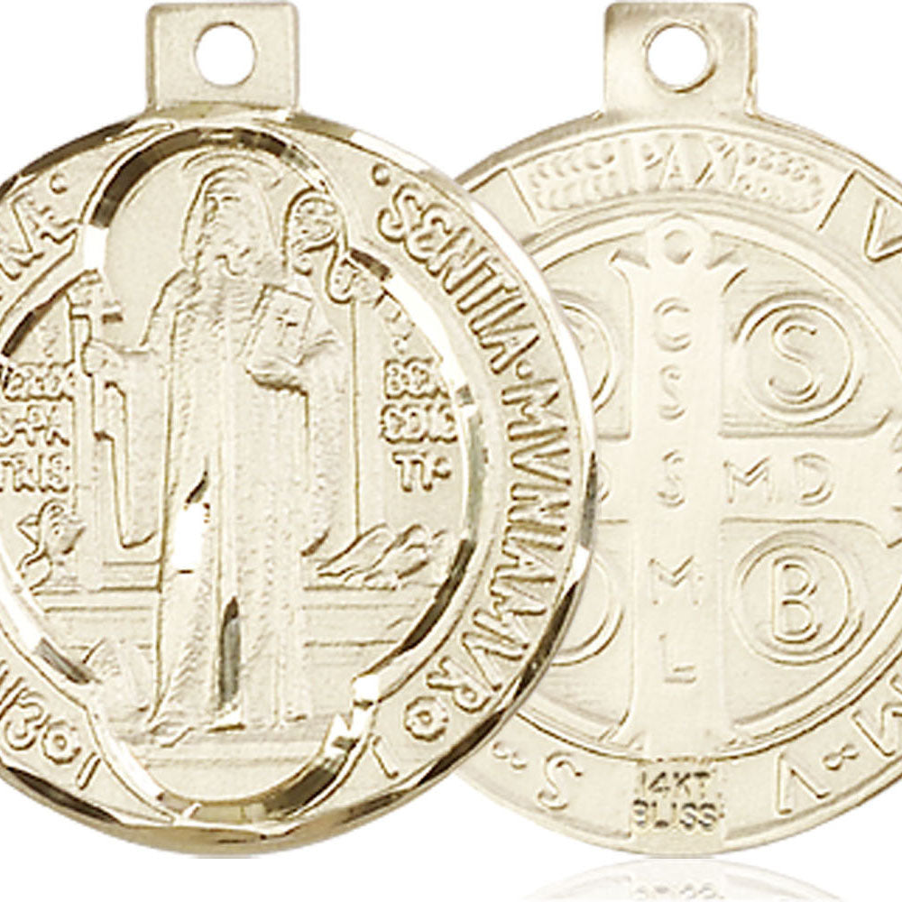 14kt Gold Saint Benedict Pendant - 0027BKT