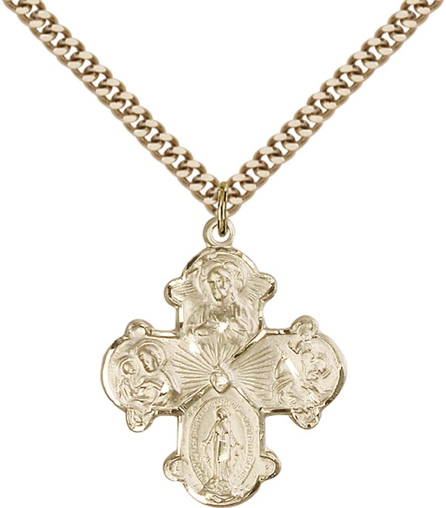 Gold Filled 4-Way Pendant - 0042GF