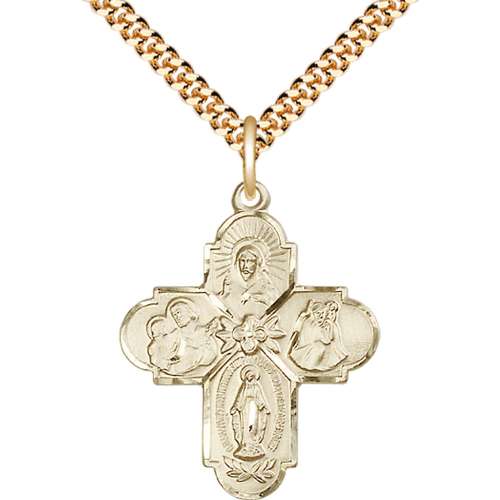 Gold Filled 4-Way Pendant - 0043GF