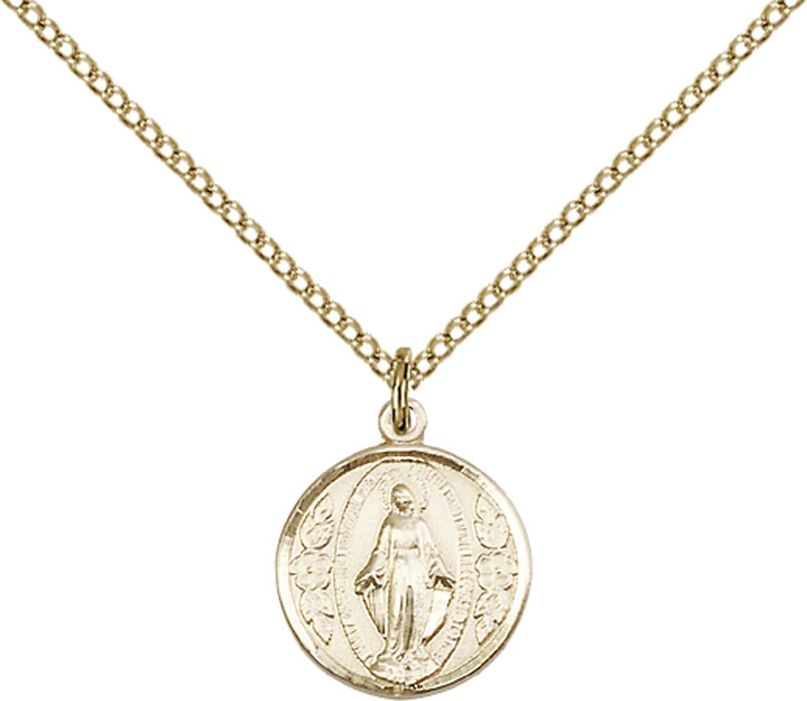 Gold Filled Miraculous Pendant - 0601MGF