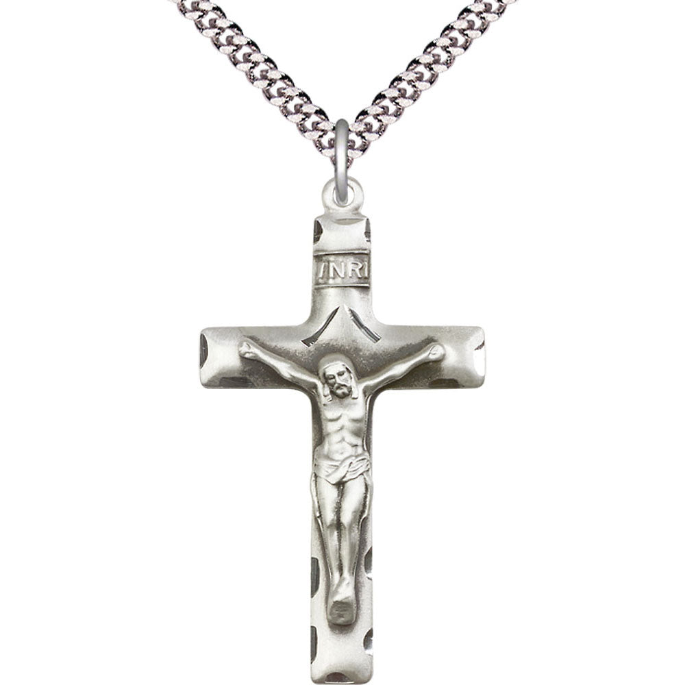Sterling Silver Crucifix Pendant - 0644SS
