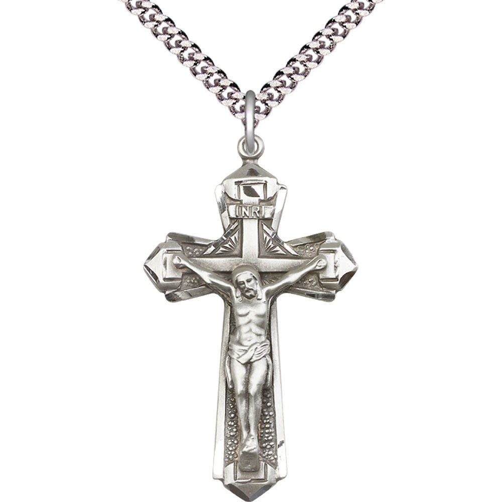 Sterling Silver Crucifix Pendant - 0650SS
