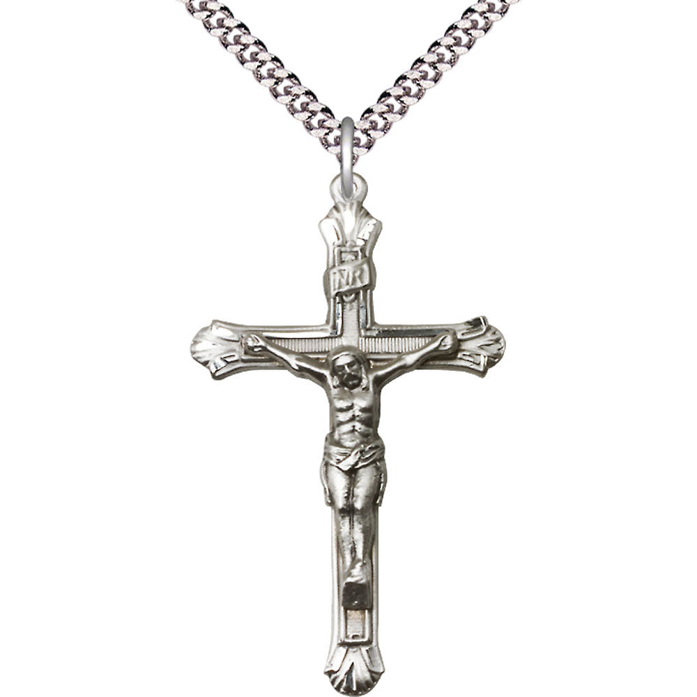 Sterling Silver Crucifix Pendant - 0657SS