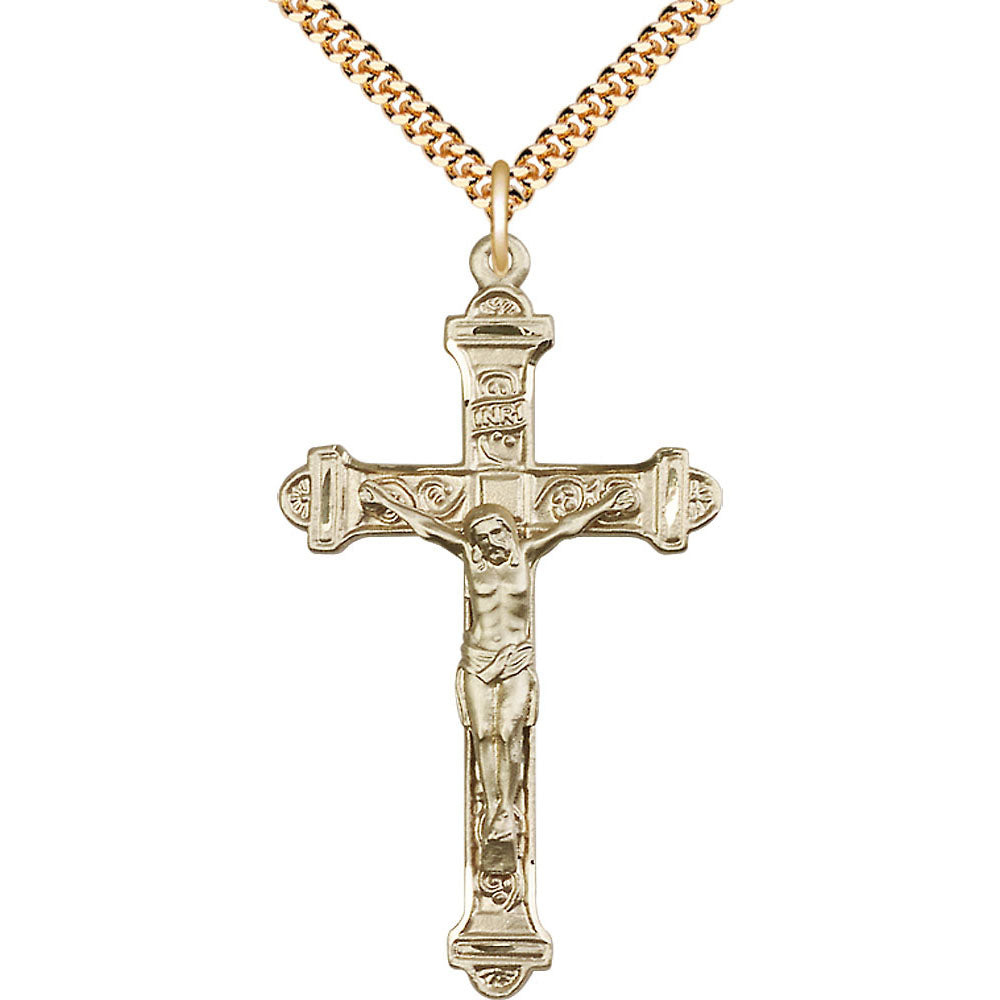 Gold Filled Crucifix Pendant - 0658GF