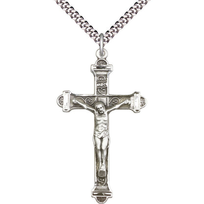 Sterling Silver Crucifix Pendant - 0658SS