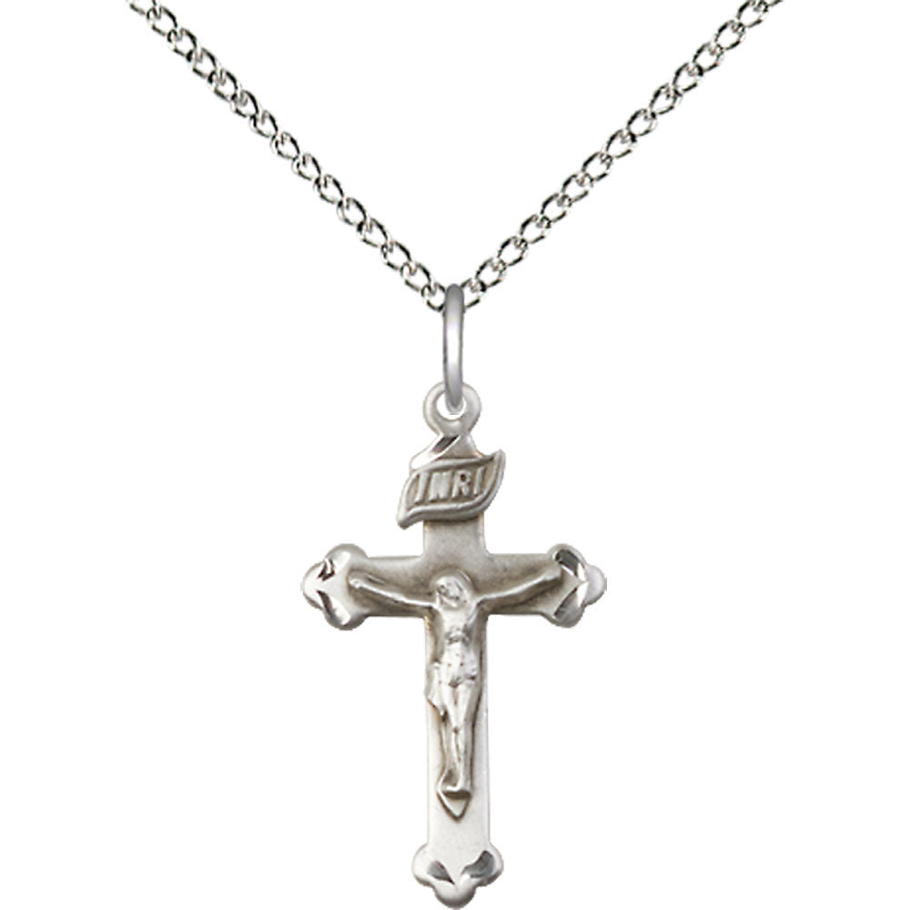 Sterling Silver Crucifix Pendant - 0669SS