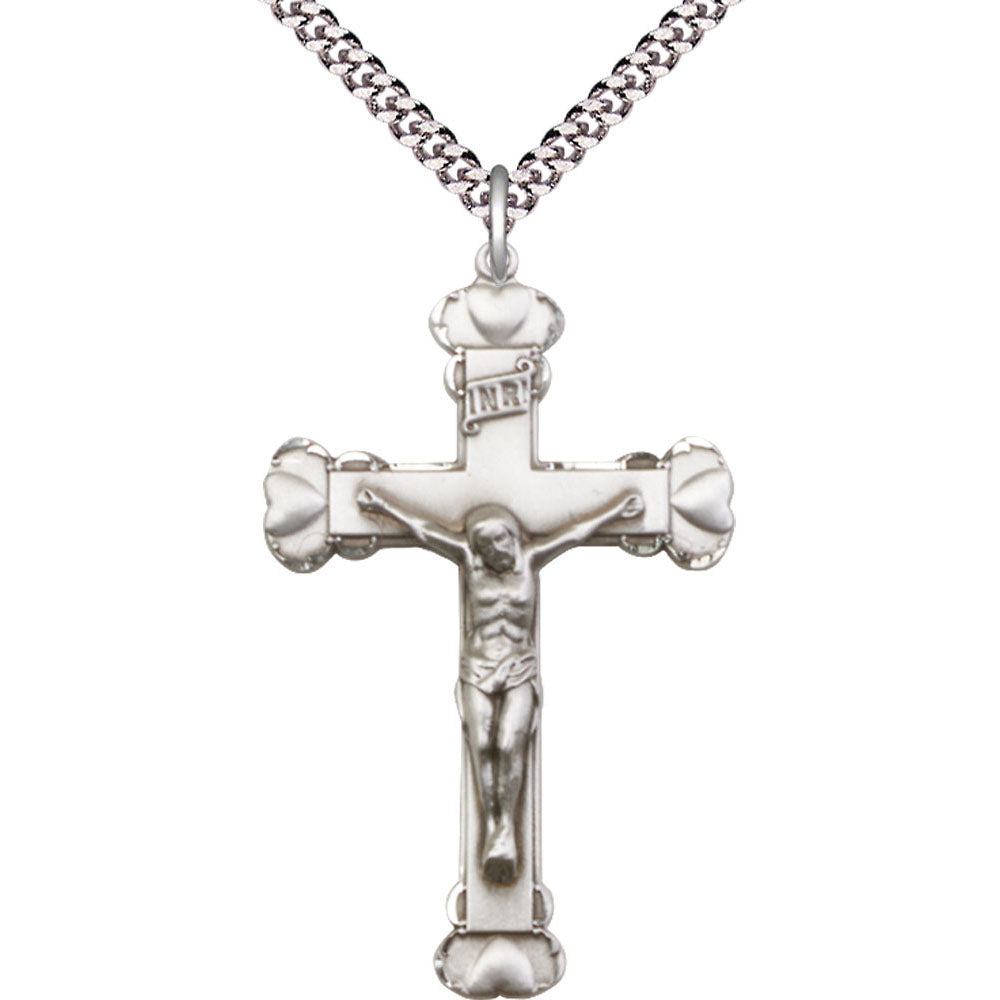 Sterling Silver Crucifix Pendant - 0670SS