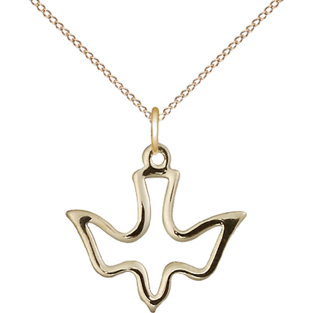 Gold Filled Holy Spirit Pendant - 1510GF