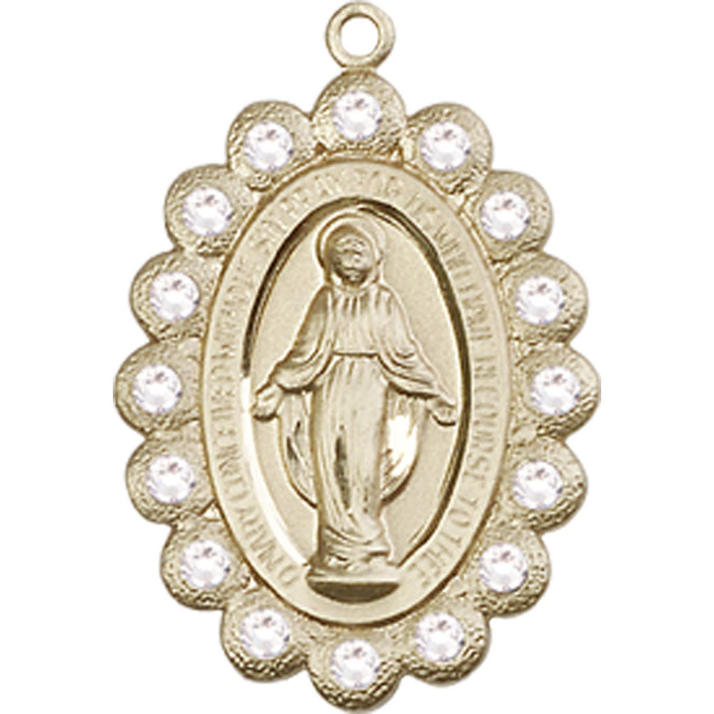 14kt Gold Miraculous Pendant - 2009CKT