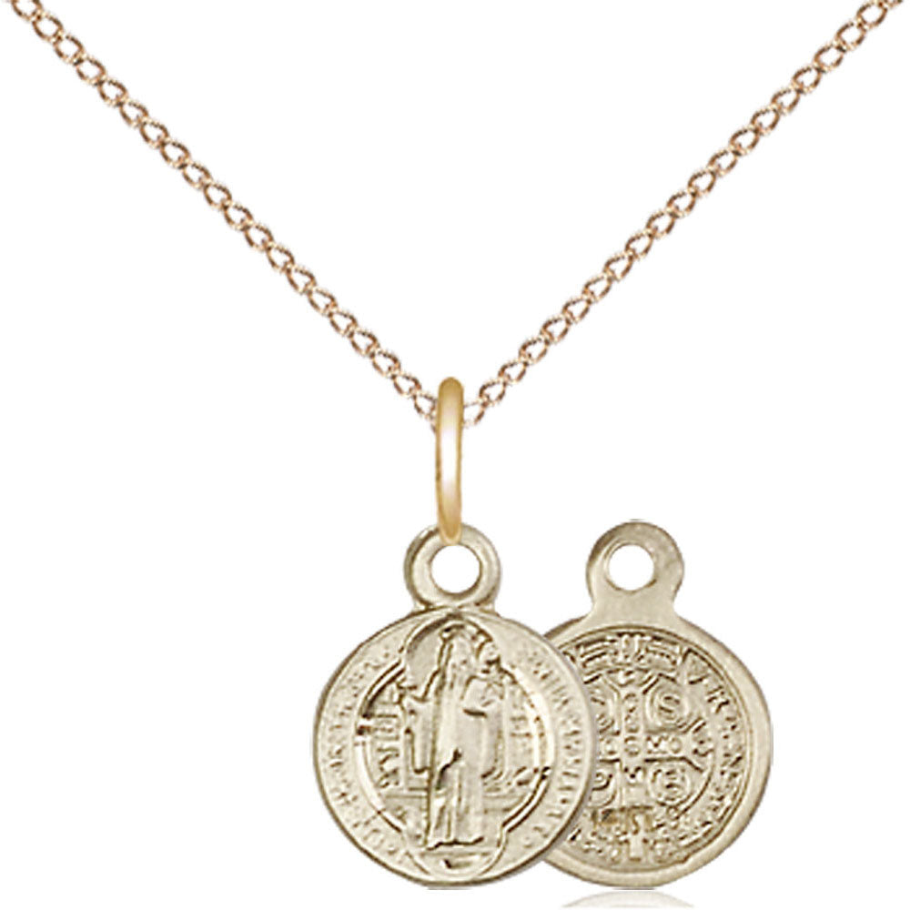 Gold Filled Saint Benedict Pendant - 2341GF