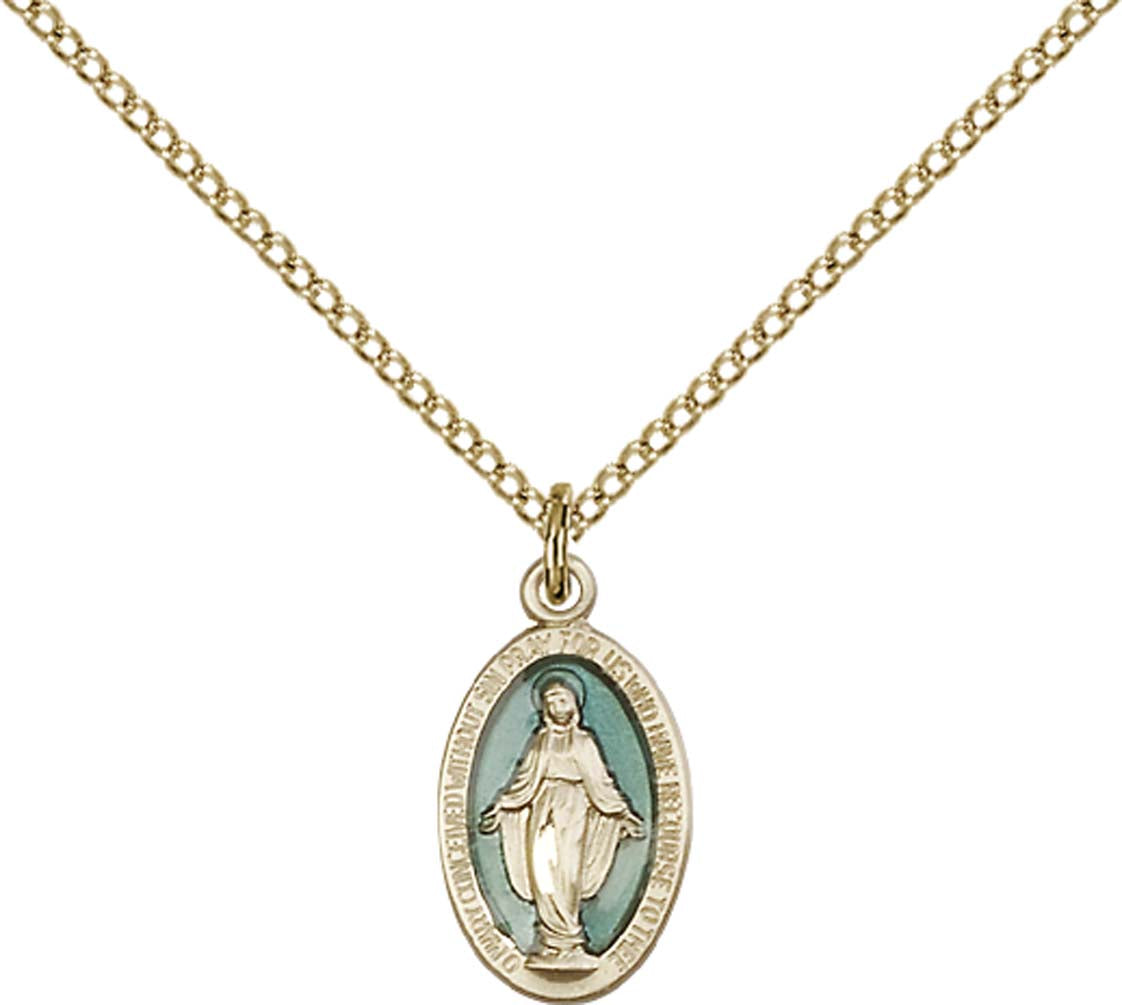 Gold Filled Miraculous Pendant - 4122EMGF