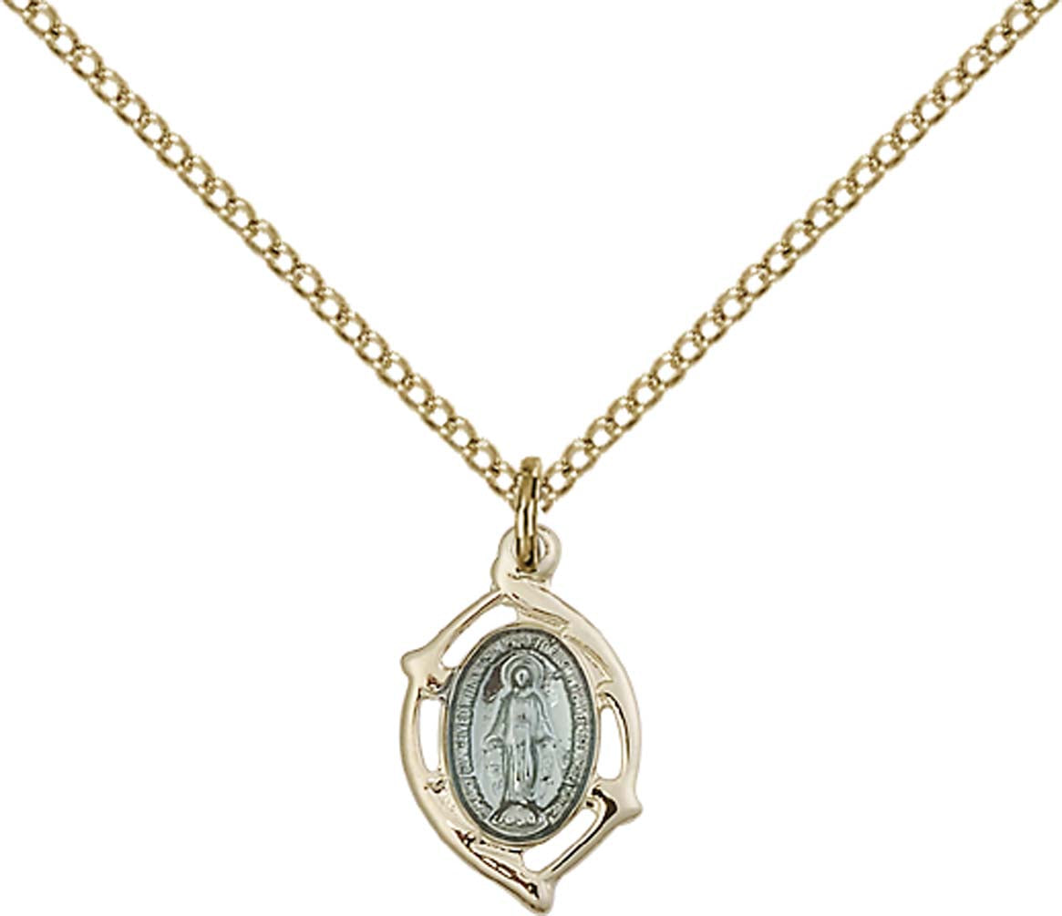 Gold Filled Miraculous Pendant - 4257MGF