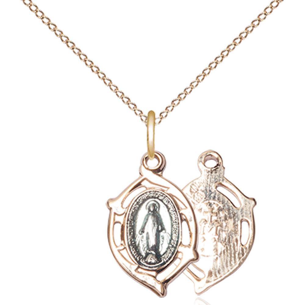 Sterling SilverG Miraculous Pendant - 4257MSSG
