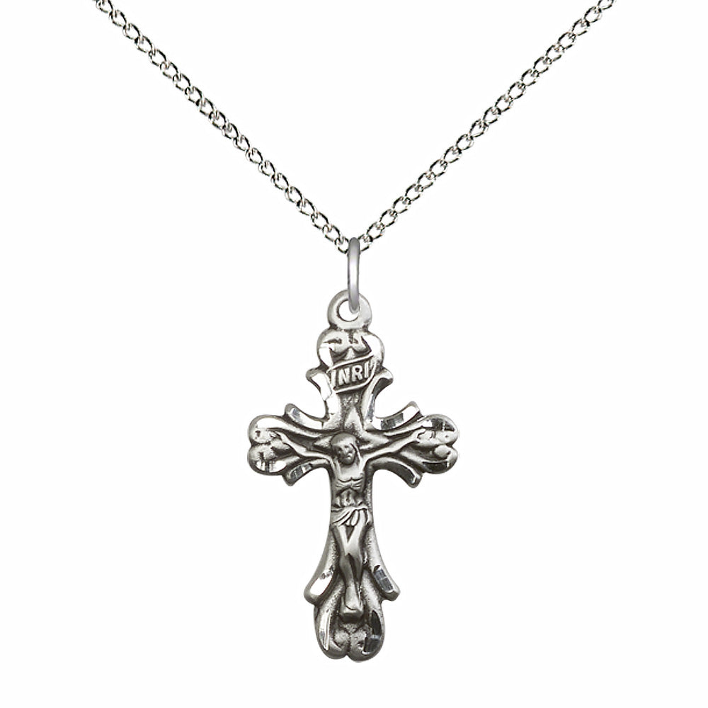 Sterling Silver Crucifix Pendant - 5421SS