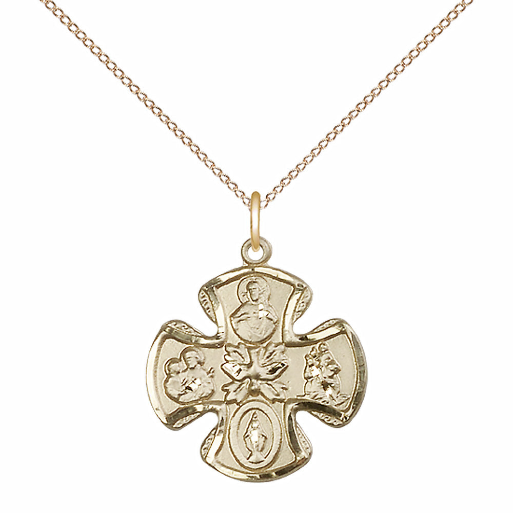 Gold Filled 5-Way Pendant - 5443GF