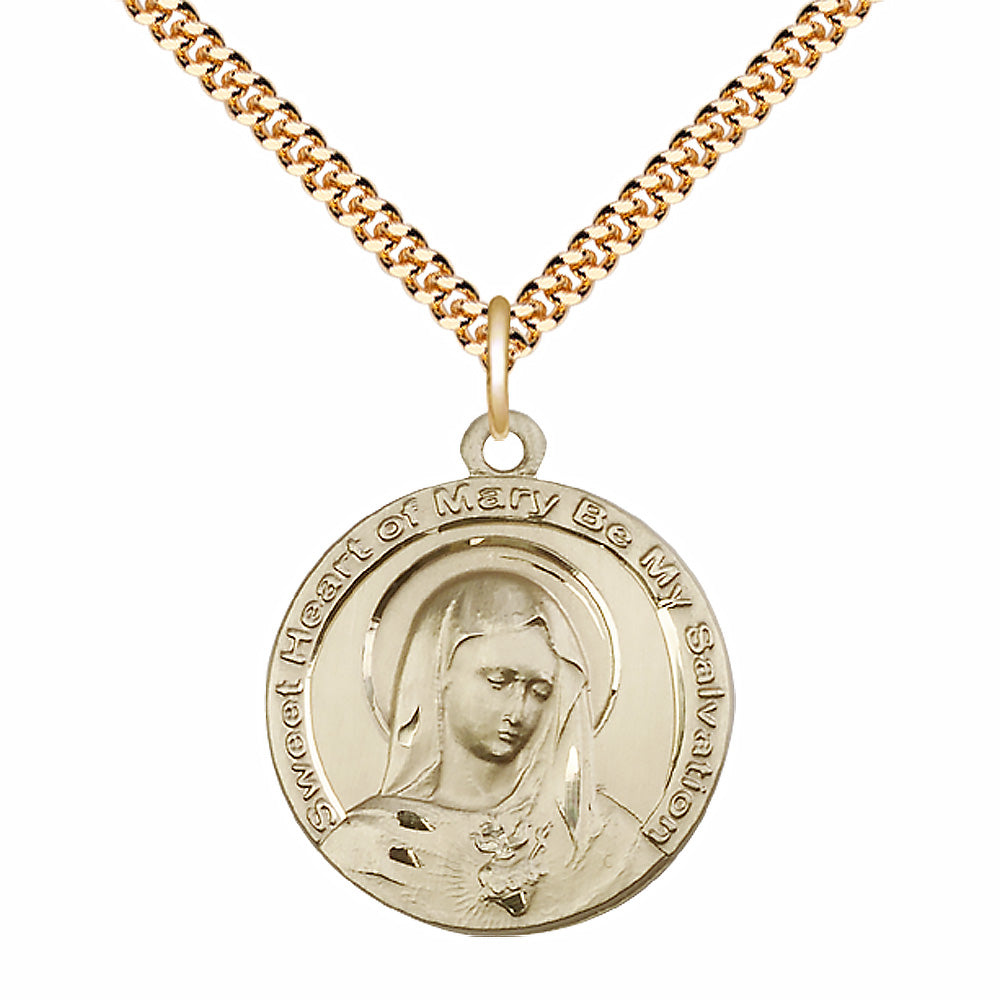Gold Filled Mary Pendant - 5625GF