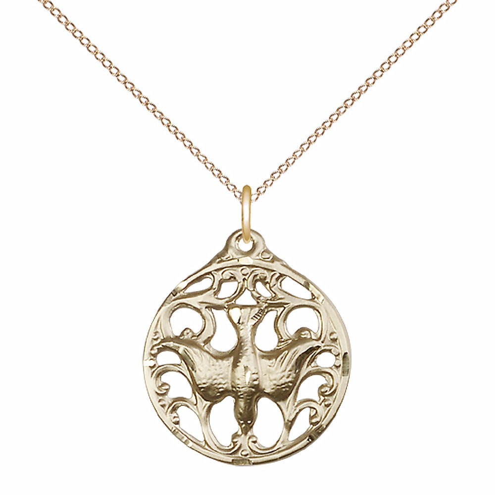 Gold Filled Holy Spirit Pendant - 5655GF