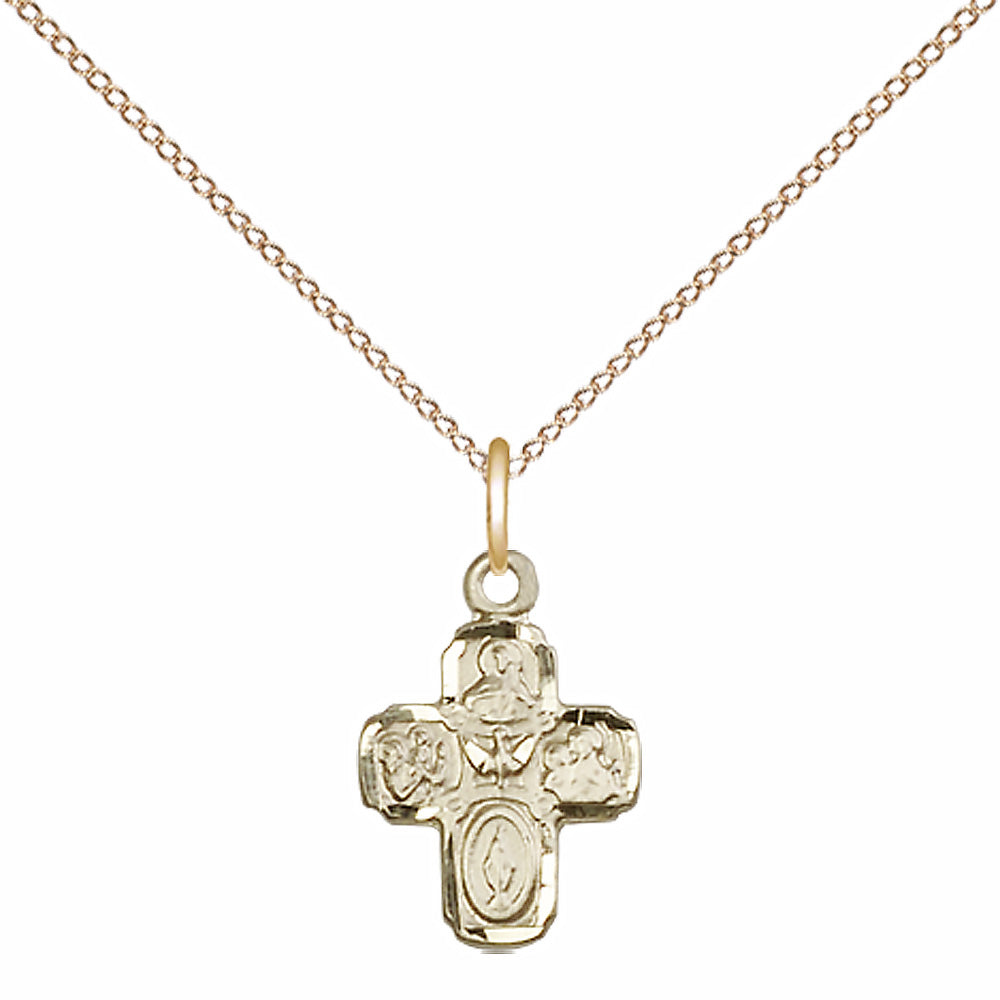 Gold Filled 4-Way Pendant - 5688GF