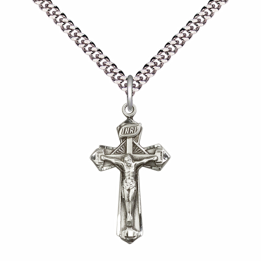 Sterling Silver Crucifix Pendant - 6092SS