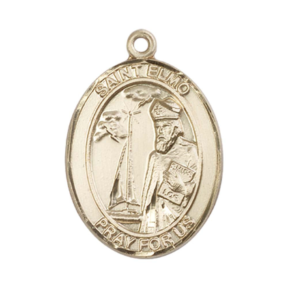 14kt Gold St. Elmo Medal - Large – Crosses & Medals