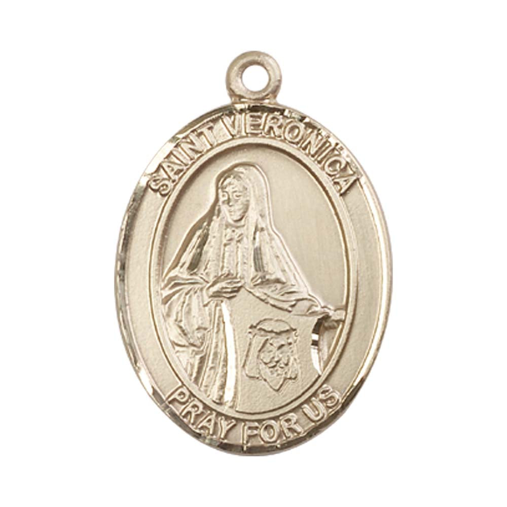 14kt Gold St. Veronica Medal - Large