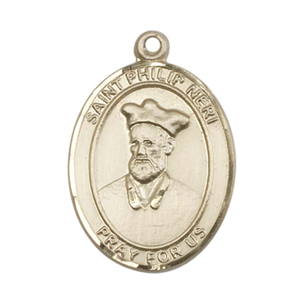14kt Gold St. Philip Neri Medal - Large