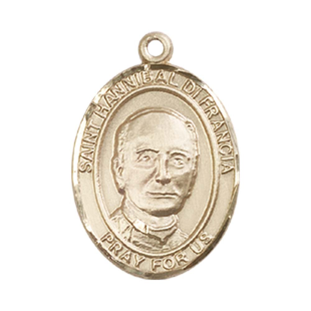 14kt Gold St. Hannibal Medal - Medium