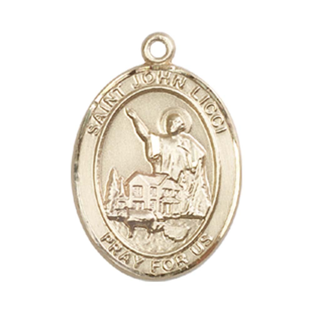 14kt Gold St. John Licci Medal - Medium