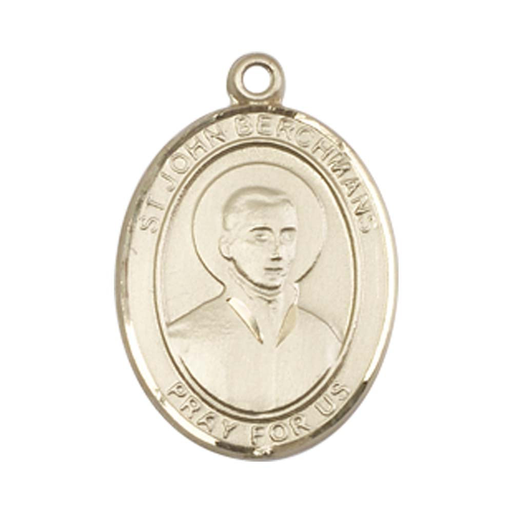 14kt Gold St. John Berchmans Medal - Medium
