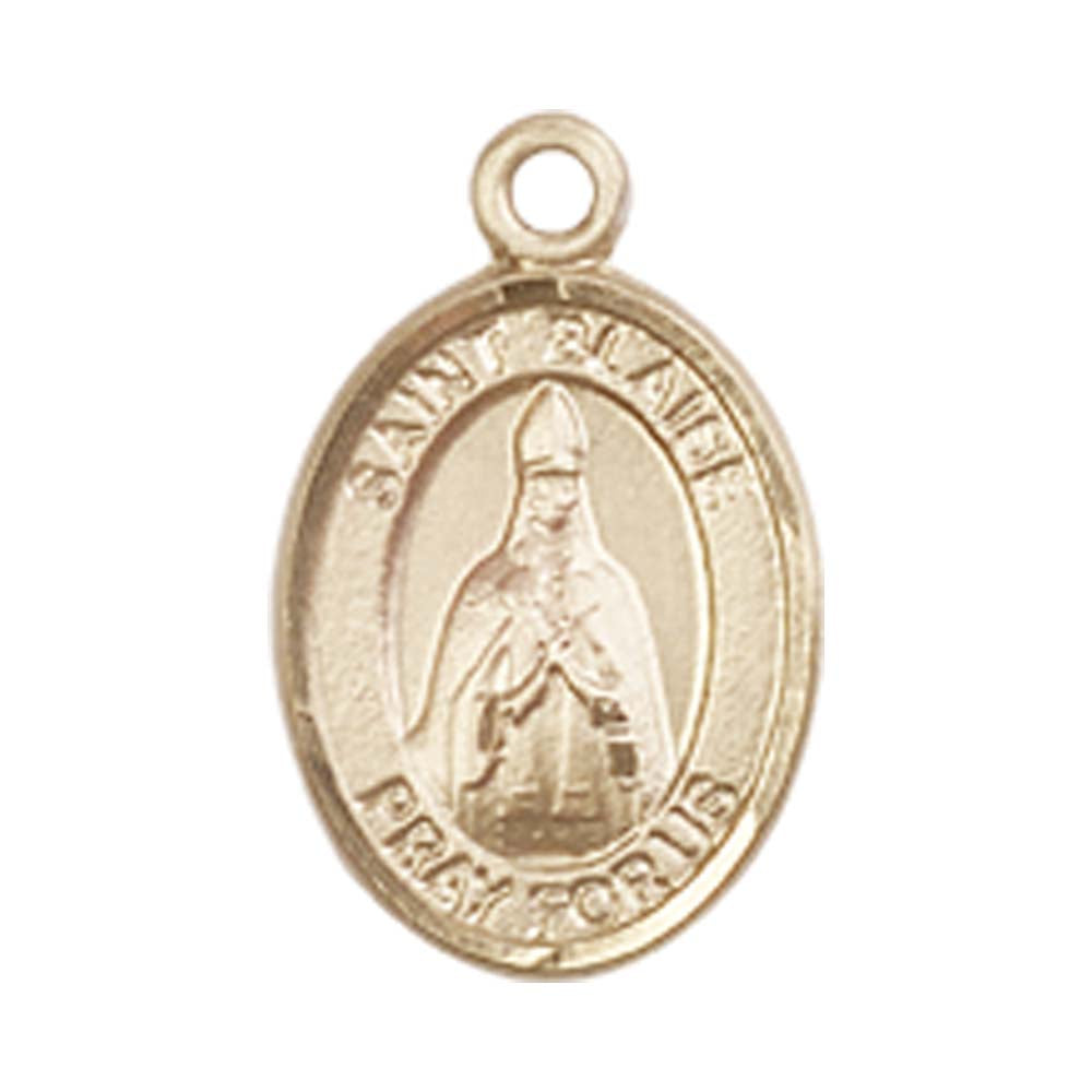 14kt Gold St. Blaise Medal - Small – Crosses & Medals