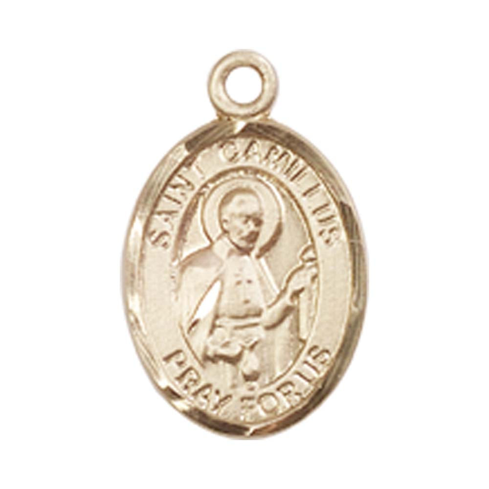 14kt Gold St. Camillus of Lellis Medal Small Crosses & Medals
