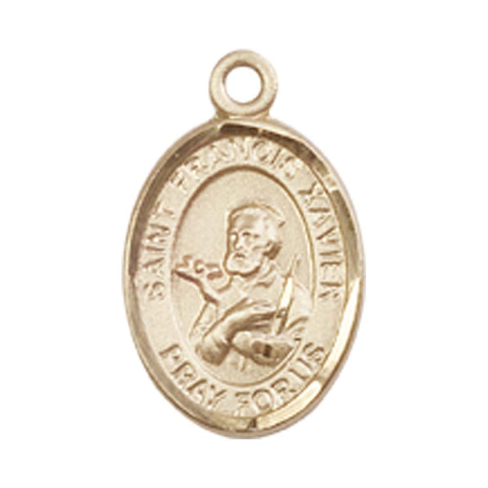14kt Gold St. Francis Xavier Medal - Small – Crosses & Medals