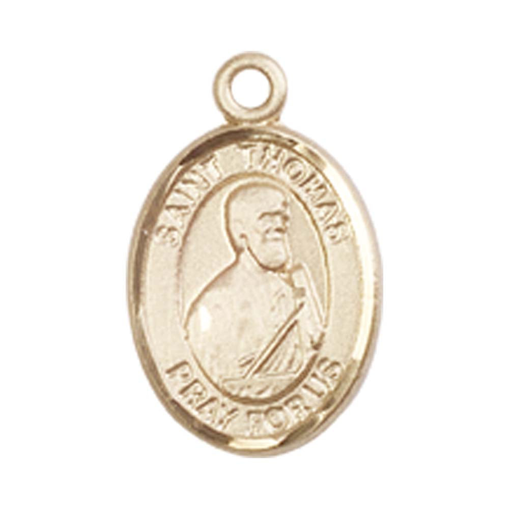 14kt Gold St. Thomas the Apostle Medal - Small – Crosses & Medals