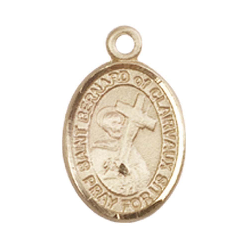 14kt Gold St. Bernard of Clairvaux Medal - Small – Crosses & Medals