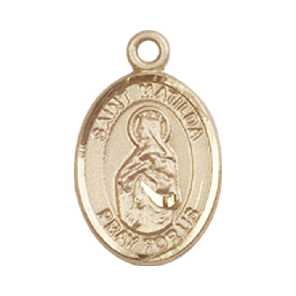 14kt Gold St. Matilda Medal - Small – Crosses & Medals