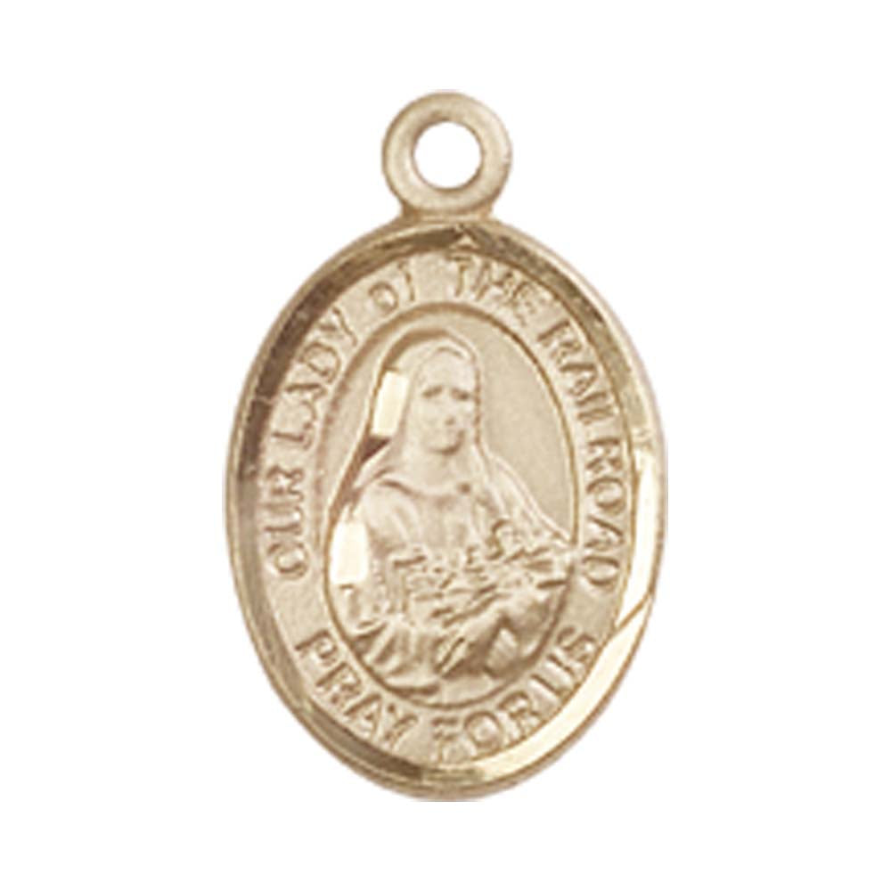 14kt Gold O/L of the Railroad Medal - Small – Crosses & Medals