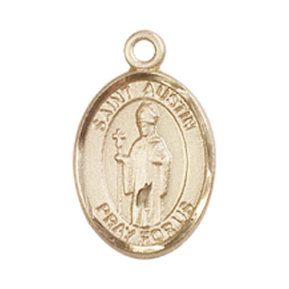 14kt Gold St. Austin Medal - Small – Crosses & Medals