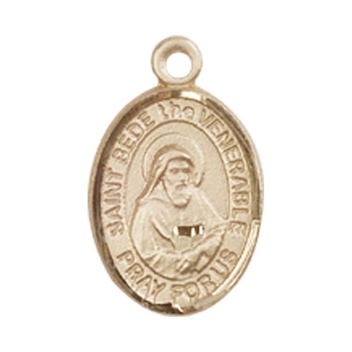 14kt Gold St. Bede the Venerable Medal - Small – Crosses & Medals