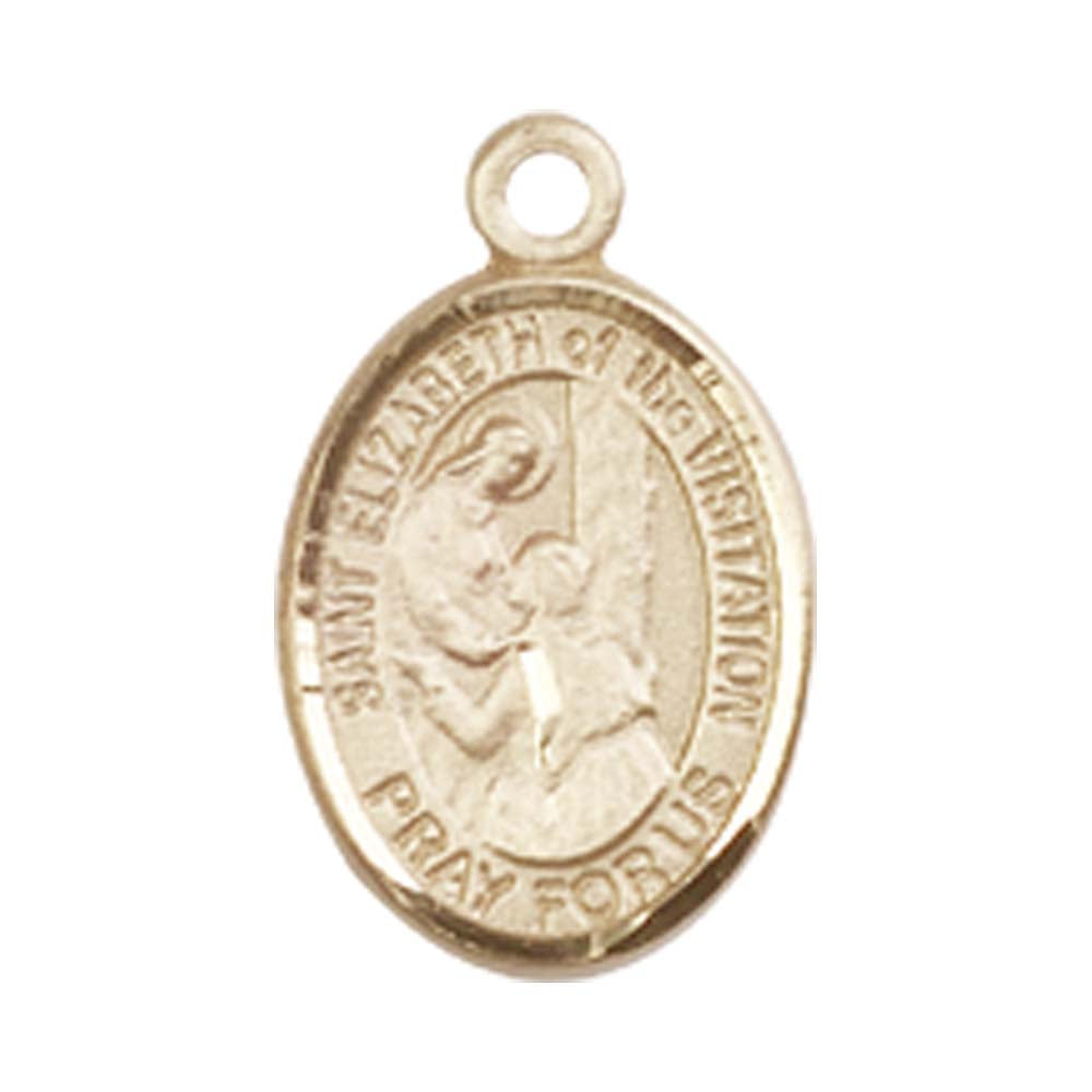 14kt Gold St. Elizabeth of the Visitation Medal - Small – Crosses & Medals