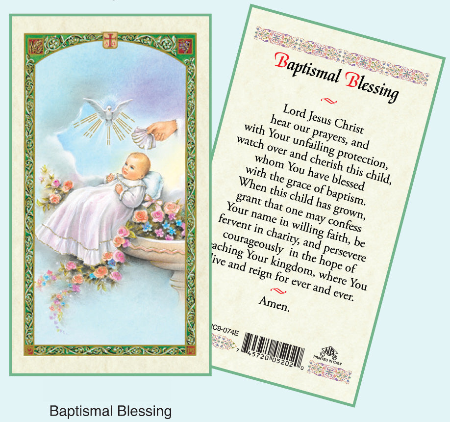 PRAYER CARD BAPTISM