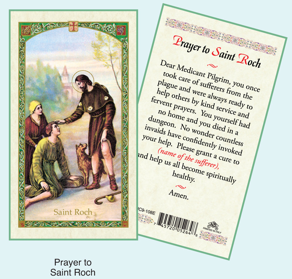 PRAYER CARD ST.ROCH