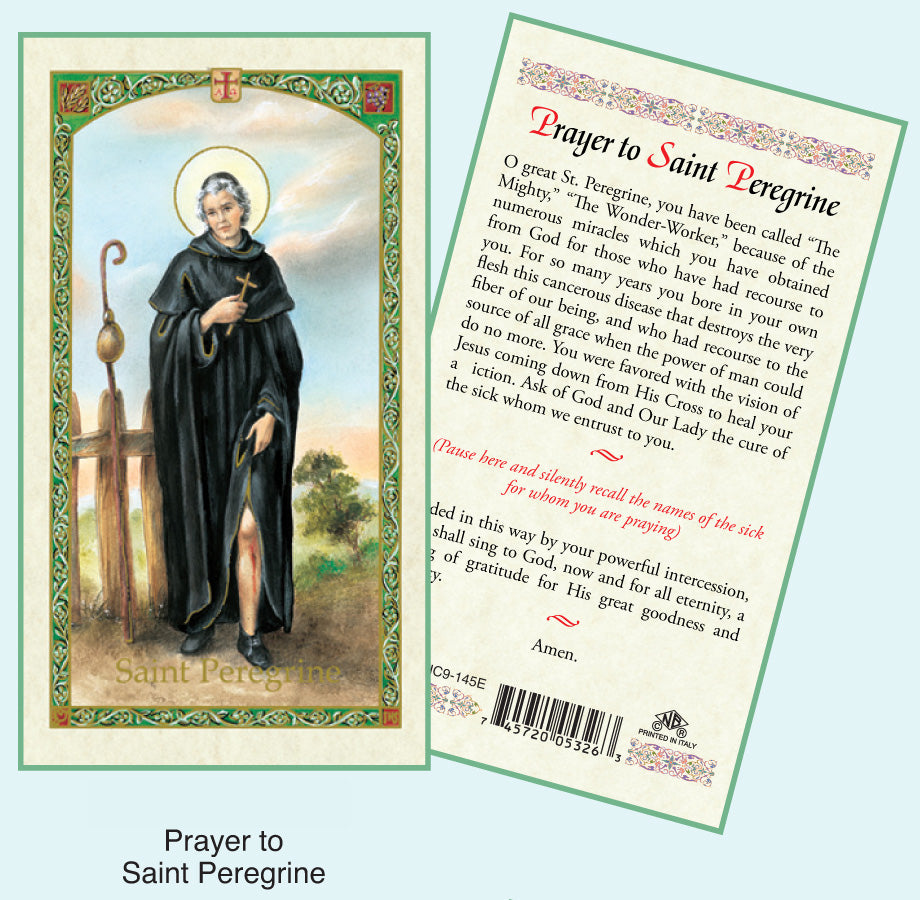 PRAYER CARD ST PEREGRINE